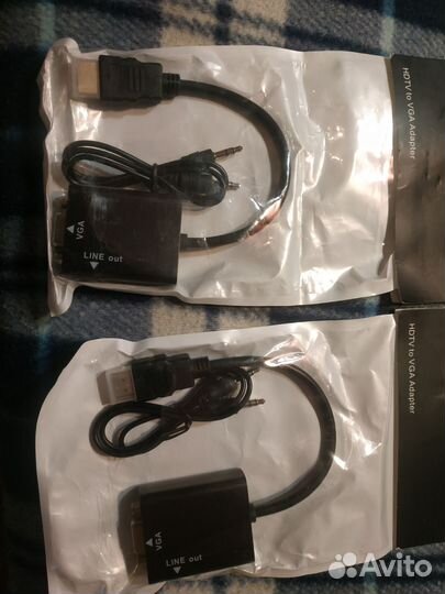 Переходник hdmi в vga с audio выходом