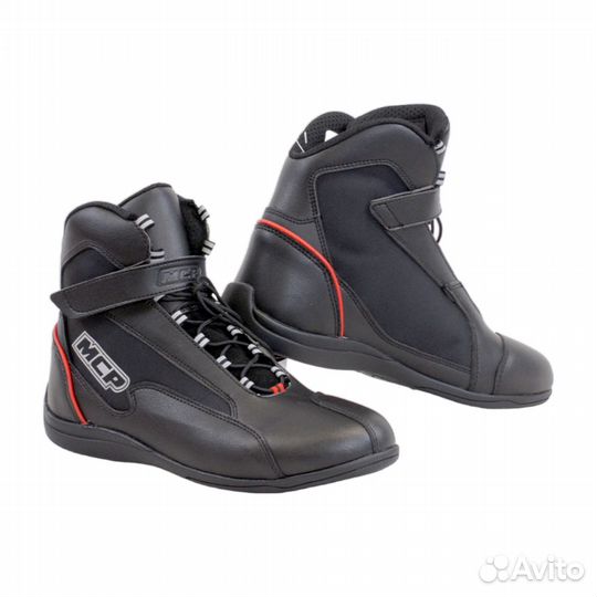 MCP Мотоботы battler Microfiber черно-красные