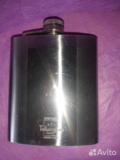 Фляжка из нержавейки 250 гр. Очень красивая
