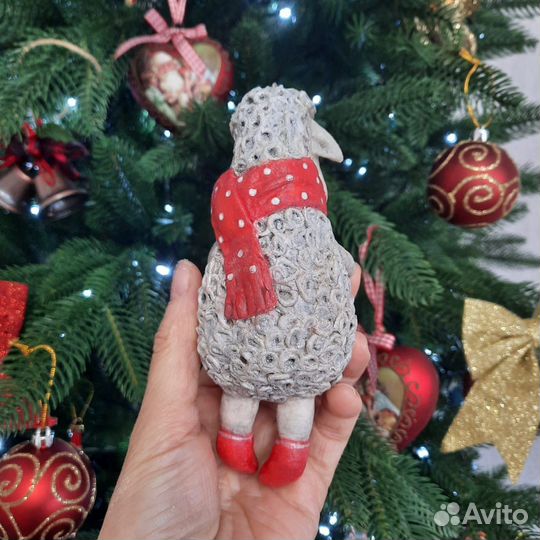 Елочные игрушки ватные