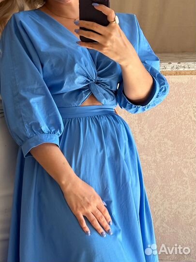 Платье длинное