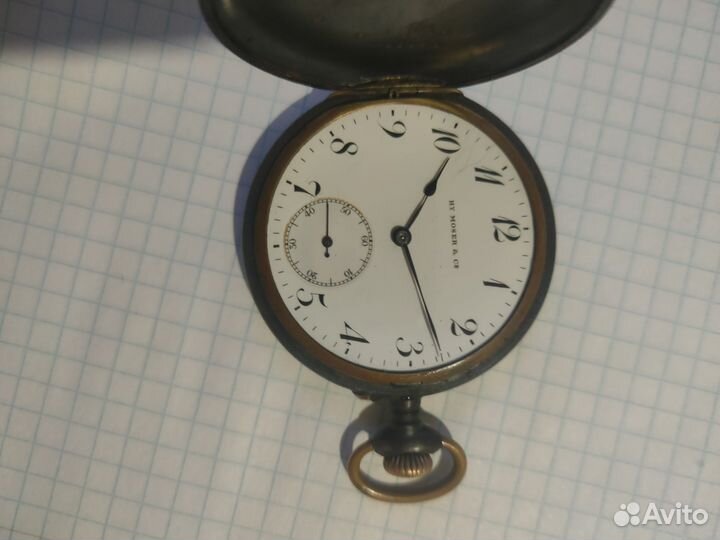 Старинные карманные часы H. Moser