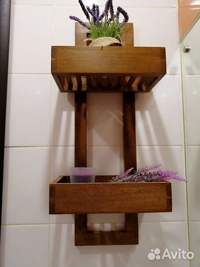 Полка в ванную комнату