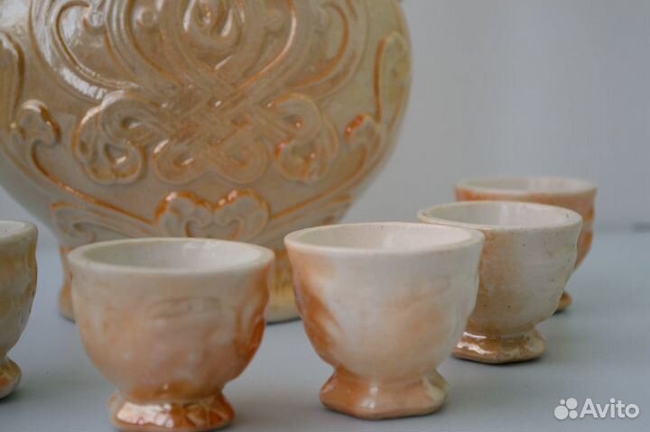 Кувшин керамический восточный (для сакэ и архи)