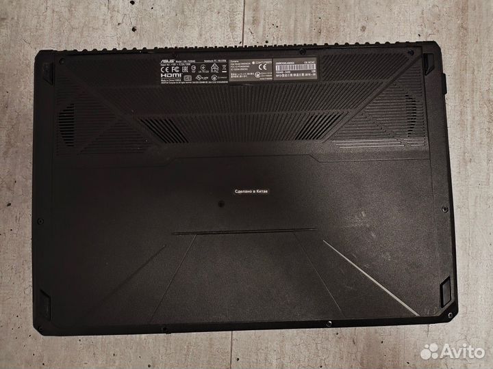 Игровой ноутбук asus FX504G