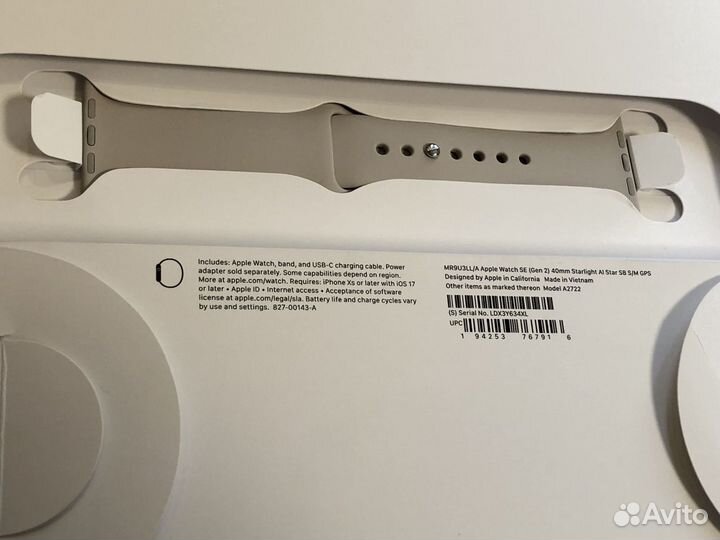 Apple Watch SE 2 40 mm 2023 Активированы 15.02