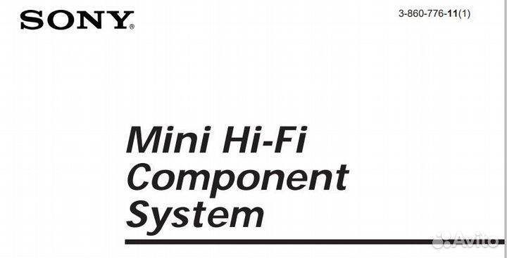 Sony. Мини-компонентная система Hi-Fi str-w550