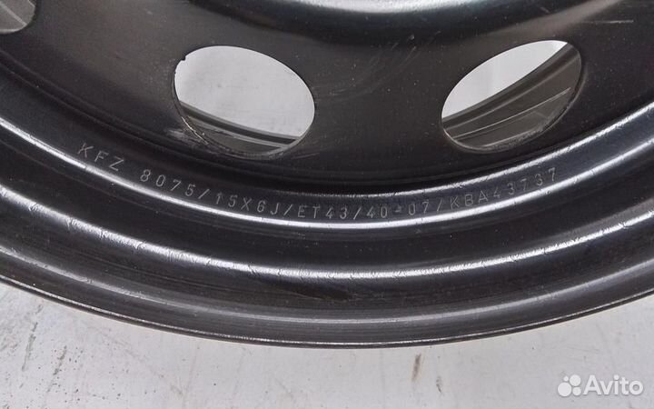 Диск колеса штампованный Kia Cerato 3 R15 