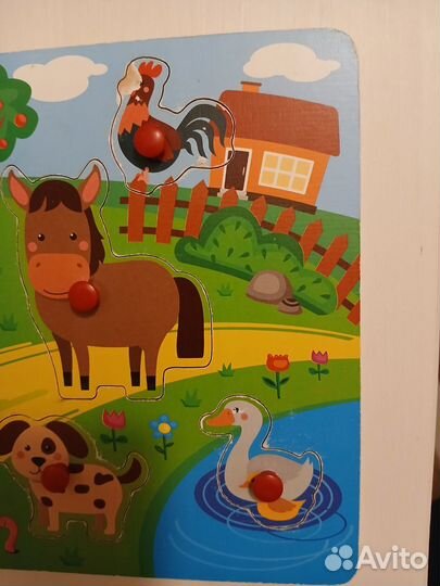 Рамка вкладыш и пирамидка для малыша