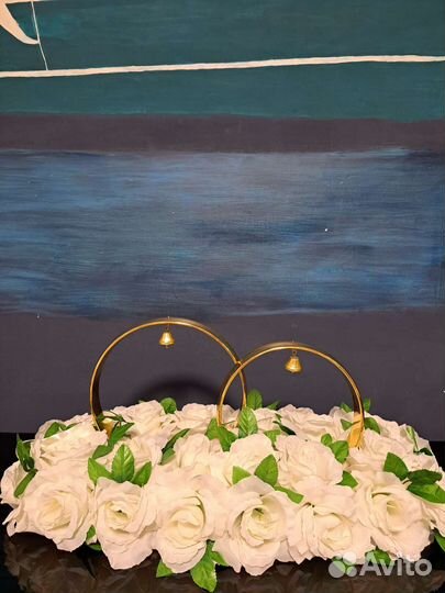 Украшение машины на свадьбу