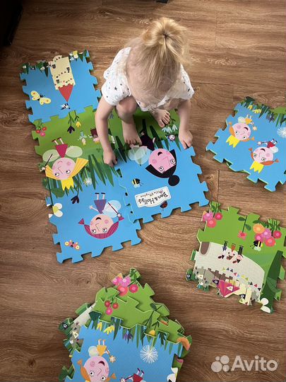 Складной детский коврик