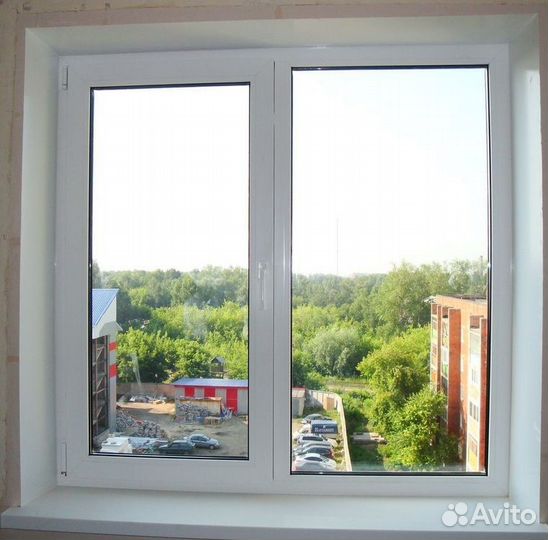 Пластиковое окно ш 1200 в 1300