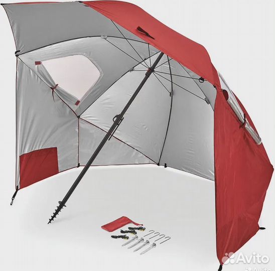 Зонт палатка новый Красный В наличии