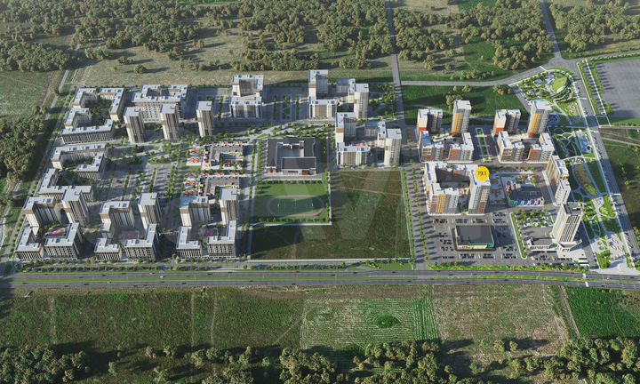 1-к. квартира, 52 м², 8/24 эт.