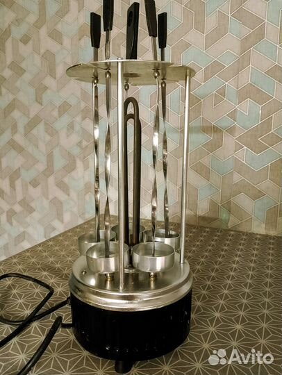 Электро шашлычница бу