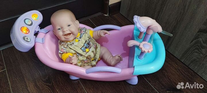 Berenguer пупс и интерактивная ванна