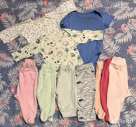 Вещи пакетом на девочку 56-68 (16 штук)