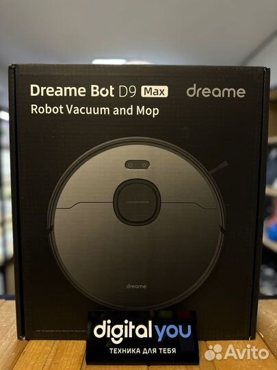 Робот-пылесос Xiaomi Dreame BOT D9 MAX (Черный)