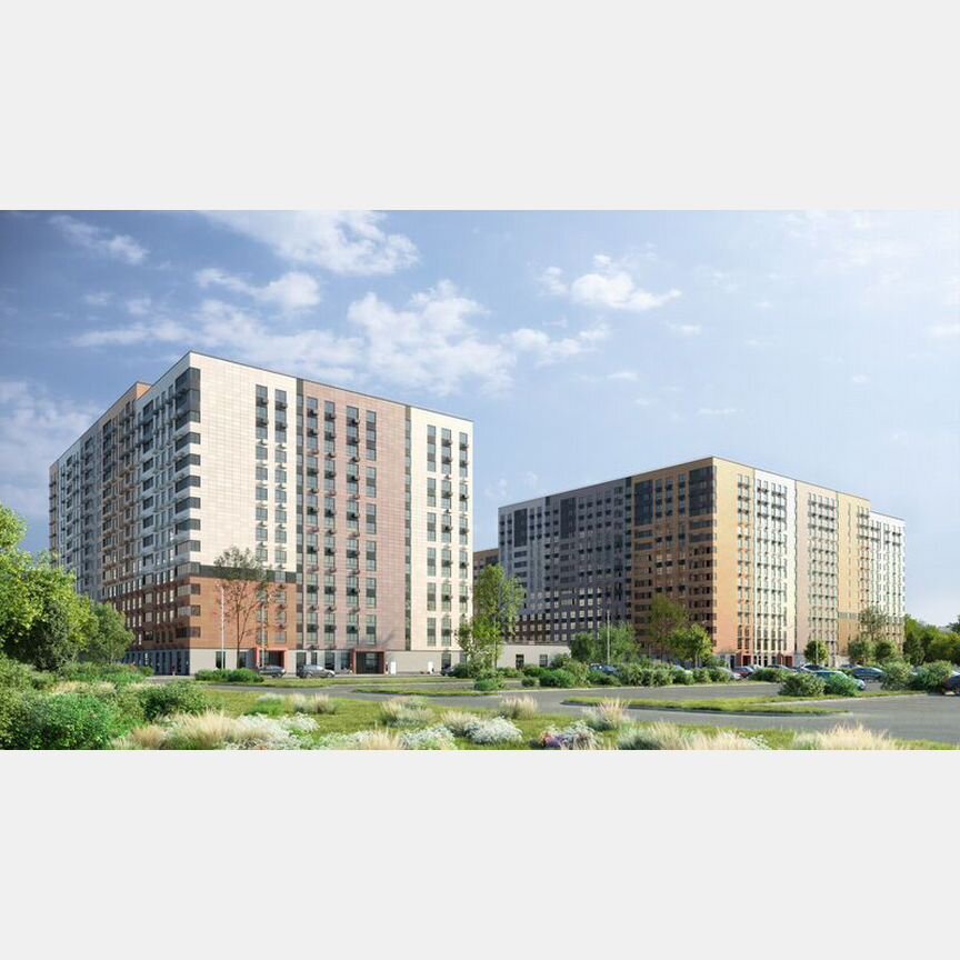 2-к. квартира, 54,6 м², 3/15 эт.