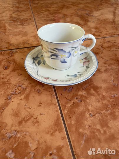 Villeroy&Boch Кофейный сервиз и большое блюдо