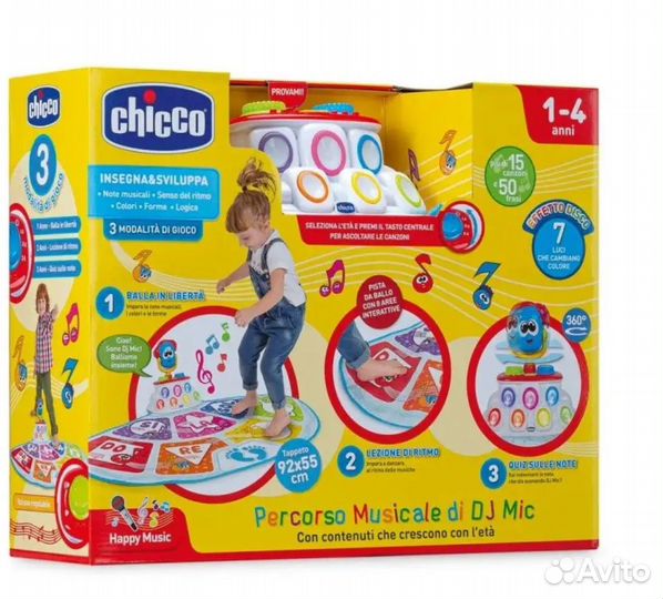 Музыкальный коврик Chicco