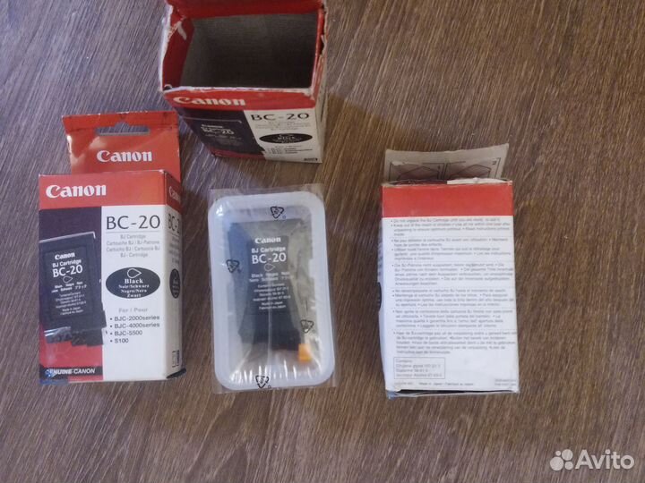 Картриджи для canon BC-20