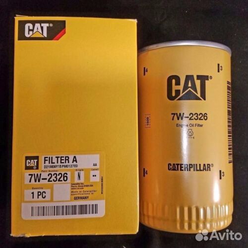 Фильтр масляный / caterpillar запчасти
