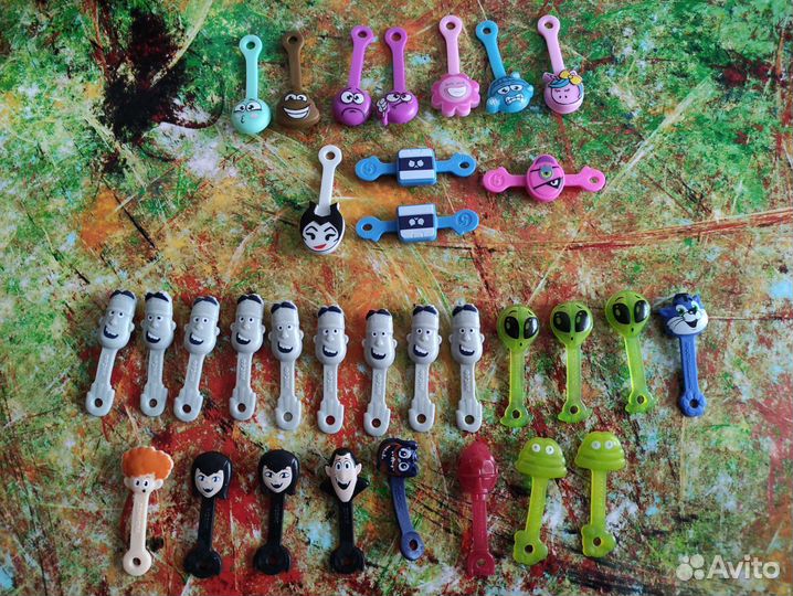 Пакетом скрепыши 1, 2, 3 Магнит, бравлы Пятёрочка