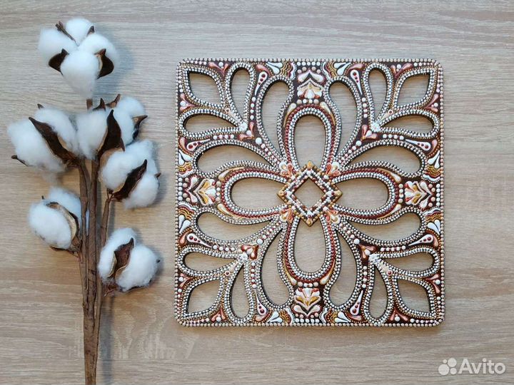 Подставка под горячее ручная роспись