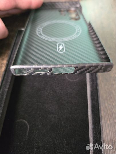 Карбоновый чехол s24 ultra