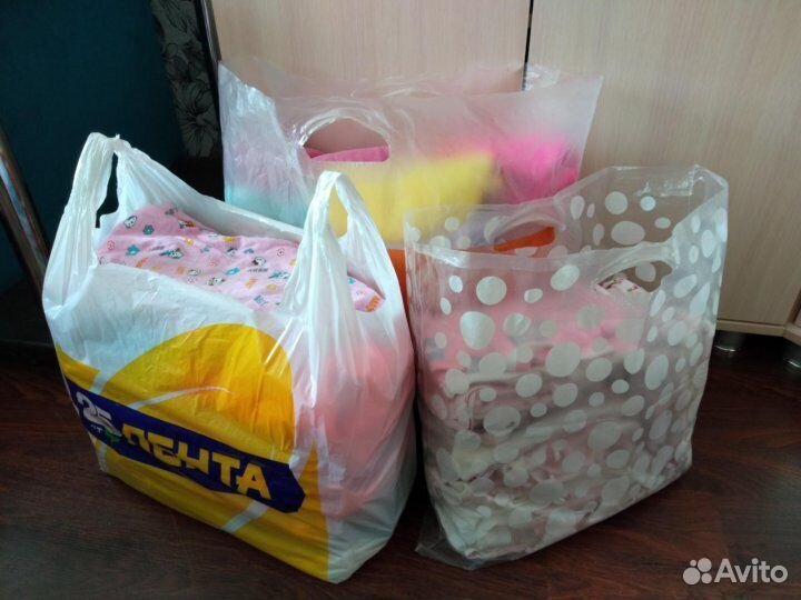 Детские вещи пакетом на девочку 52-70