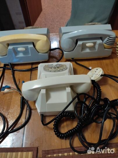 Телефоны дисковые проводные с защитой, СССР