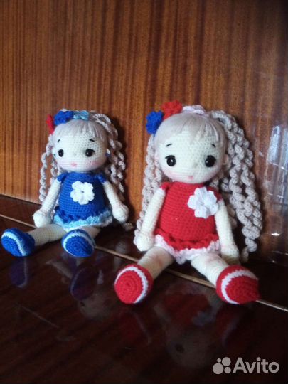 Мягкая игрушка кукла девочка