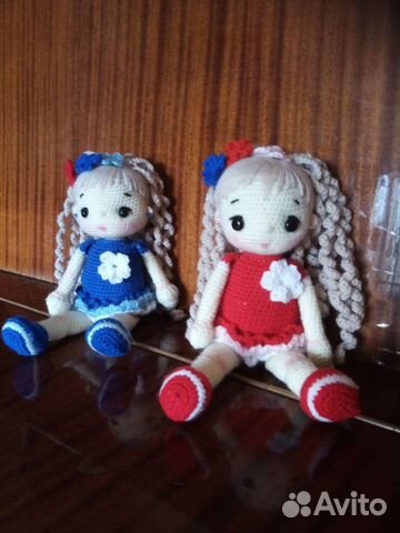 Мягкая игрушка кукла девочка