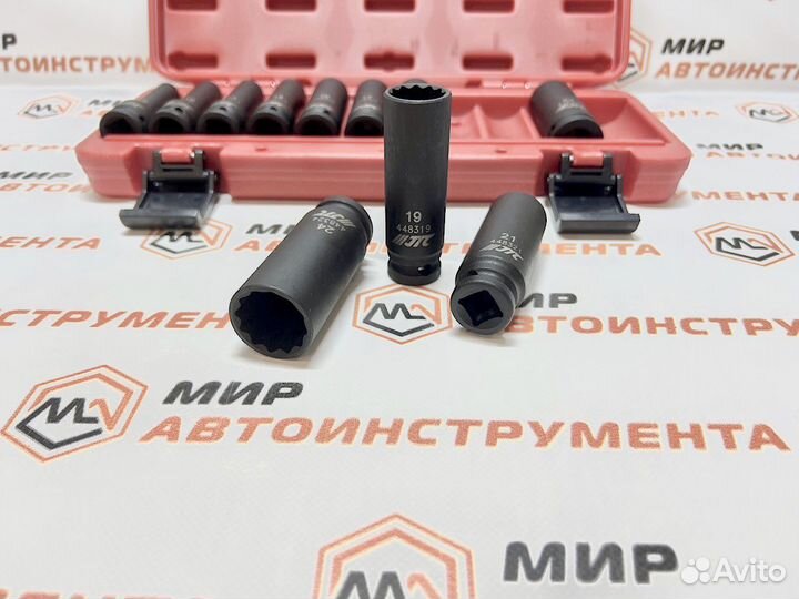 Набор головок торцевых глубоких ударных 1/2 12 гр