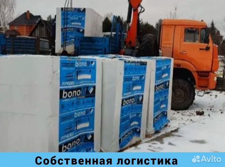 Газобетонные блоки / Пеноблоки bonolit D600 и D400