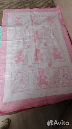 Одеяло байковое детское новое