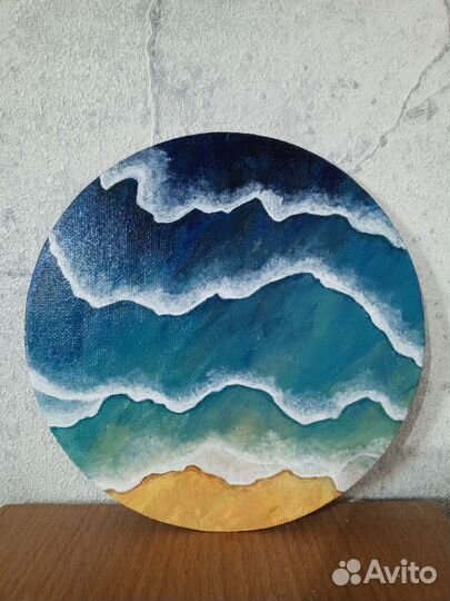 Картина акрилом на холсте