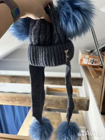 Шапка зимняя на девочку 50 52