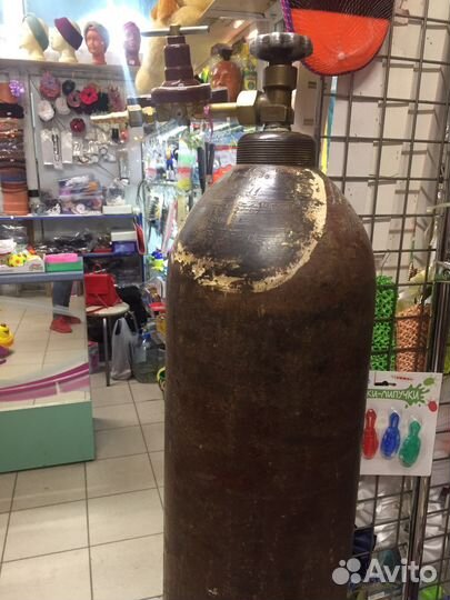 Балон для гелия с редуктором 40л