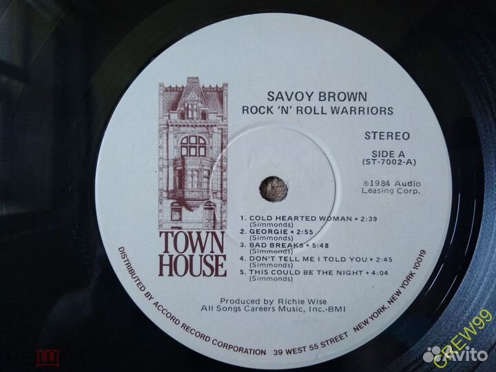 Savoy Brown – Rock 'N' Roll Warriors / USA
