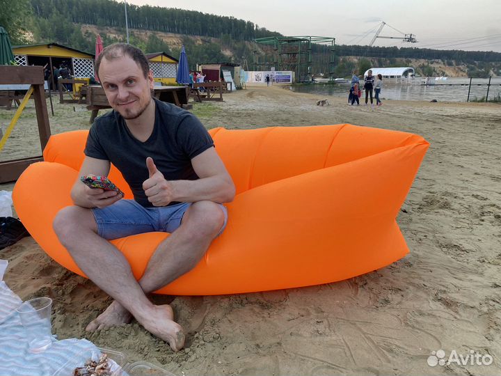 Надувной ламзак диван биван лежак пляжный