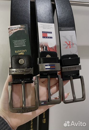 Мужской кожаный ремень