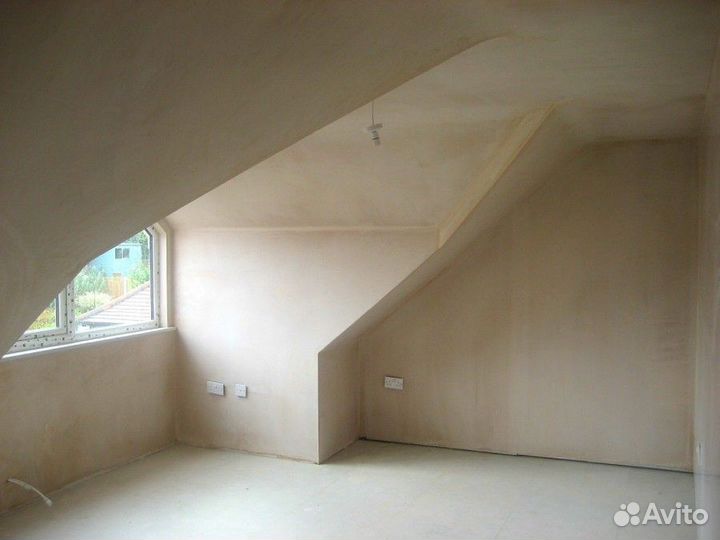 Штукатурка стен механизированная машинная