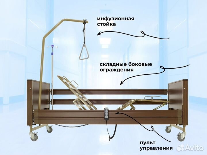 Медицинская кровать для лежачих больных