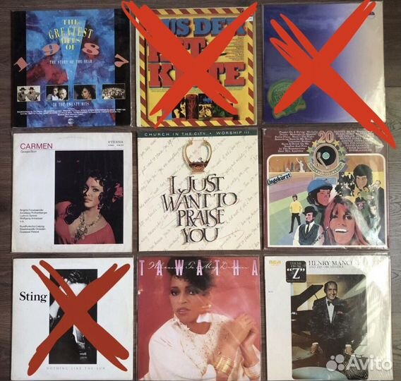 Виниловые пластинки импортные