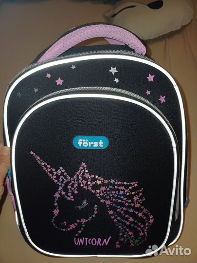 Рюкзак с единорогом ортопедический для девочек
