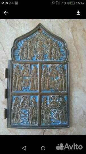 Икона складень