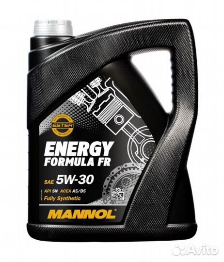 Моторное масло Mannol 7707 Energy Formula FR 5W-30