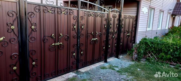 Ворота, заборы, оградки, лавочки, холодная ковка